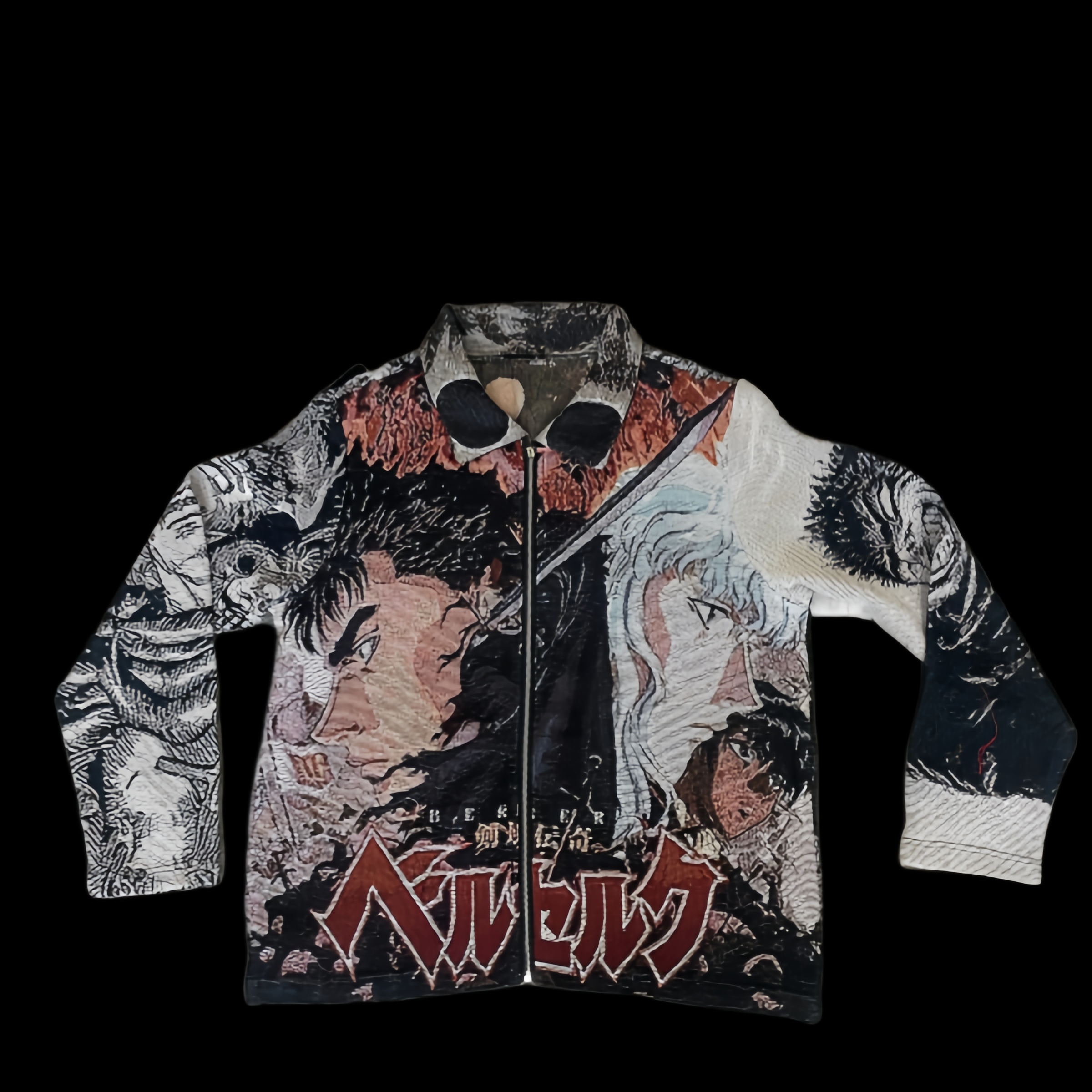 Dark Fantasy, Unyielding Will – Berserk Themed Woven Jacket