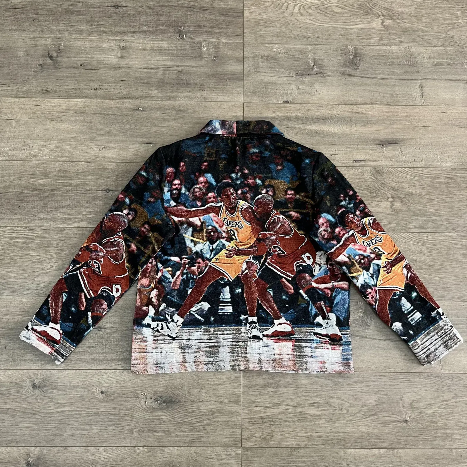 Basketball Legends, Eternal Classic – Kobe & Jordan Themed Woven Hoodie/Jacket