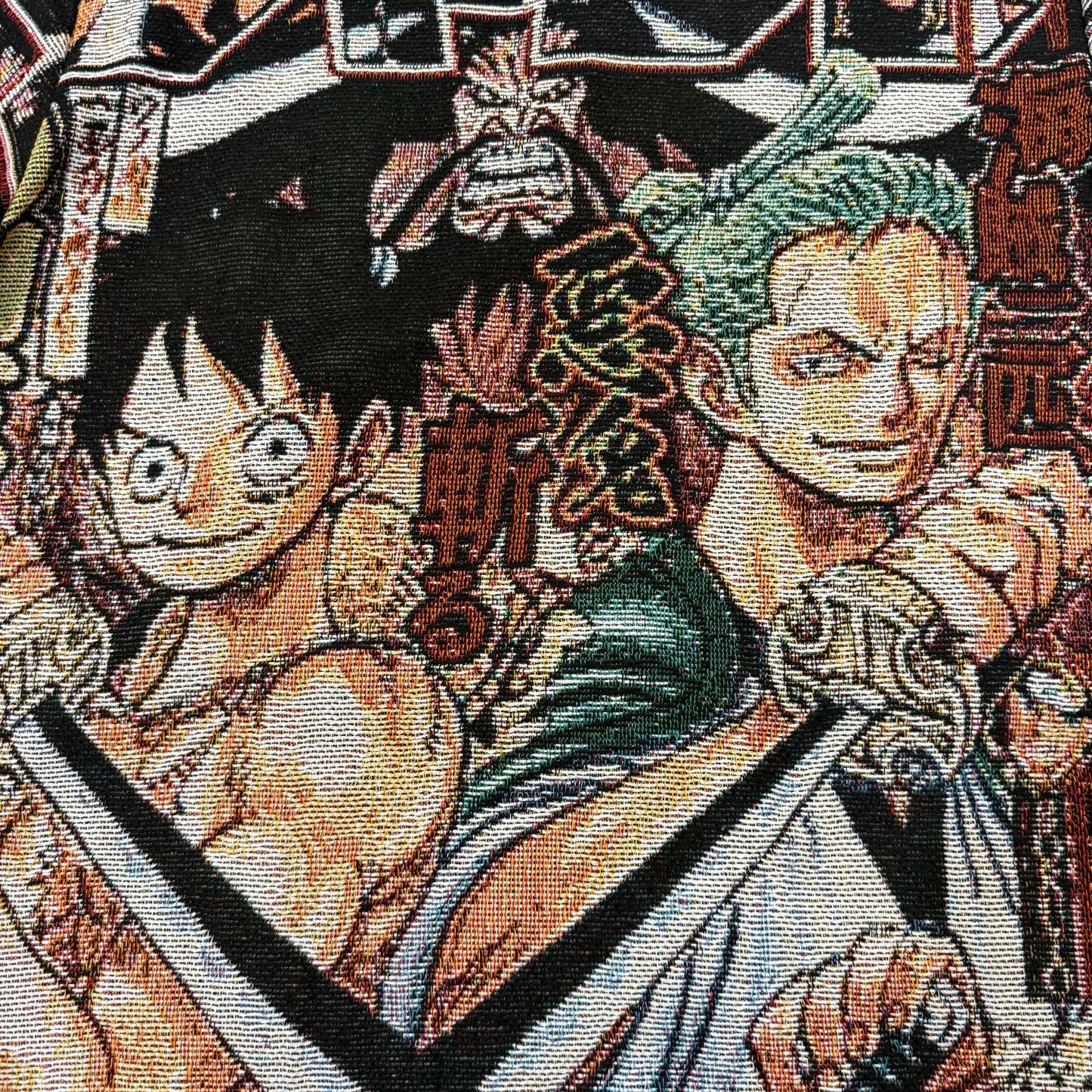 Pirate Adventure, Fiery Alliance – ONE PIECE Luffy & Zoro Themed Woven Jacket