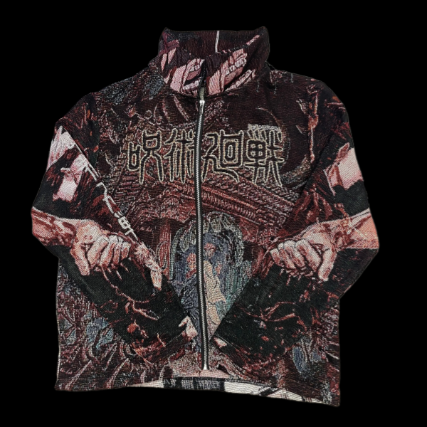Sorcery Domain, Fashion Realm – Jujutsu Kaisen Themed Woven Jacket
