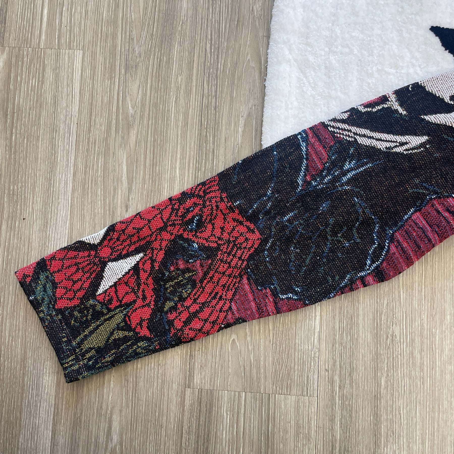 Symbiote Arrival, Street Domination – Venom Themed Woven Jacket