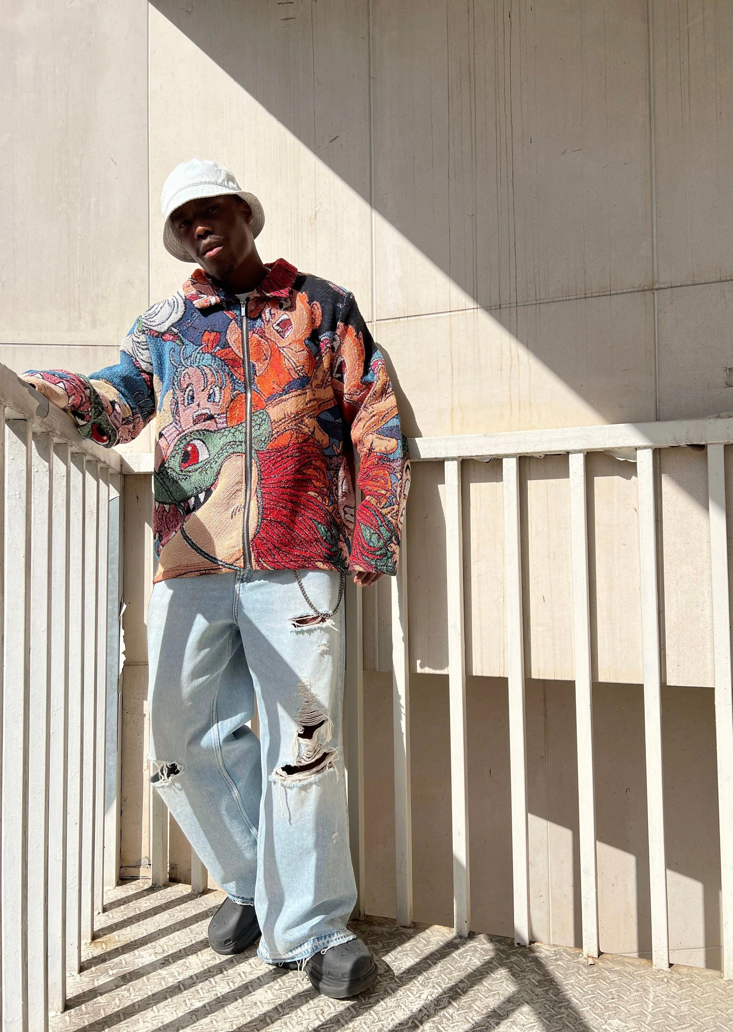 Transcend Dimensions, Warrior Style – Dragon Ball Z Woven Trendy Jacket