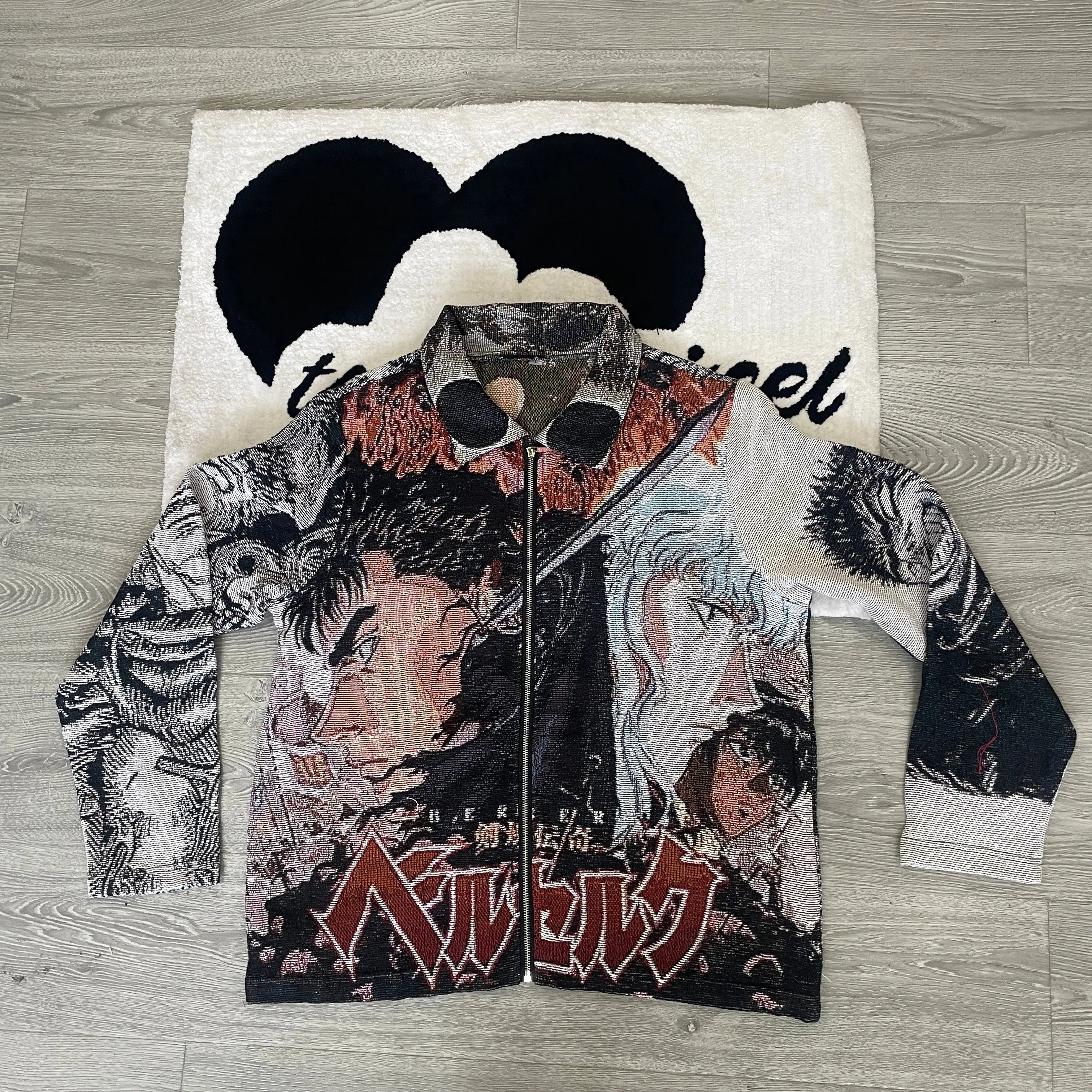 Dark Fantasy, Unyielding Will – Berserk Themed Woven Jacket