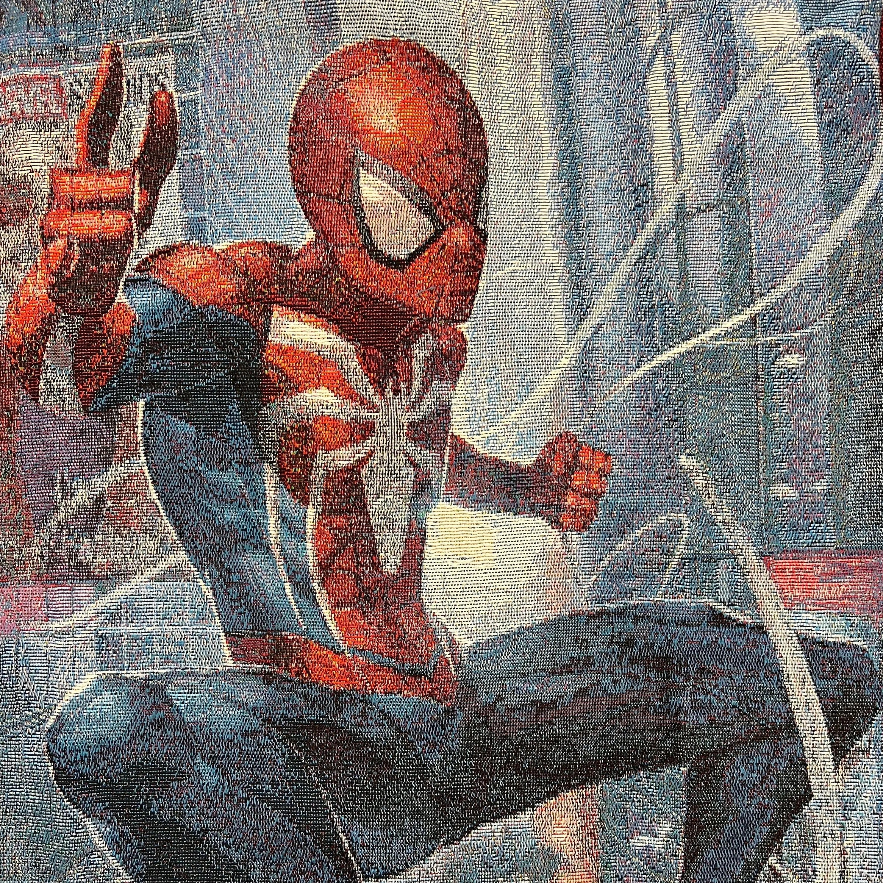 Web-Slinging, Classic Reborn – Spider-Man V2 Red & Blue Woven Hoodie