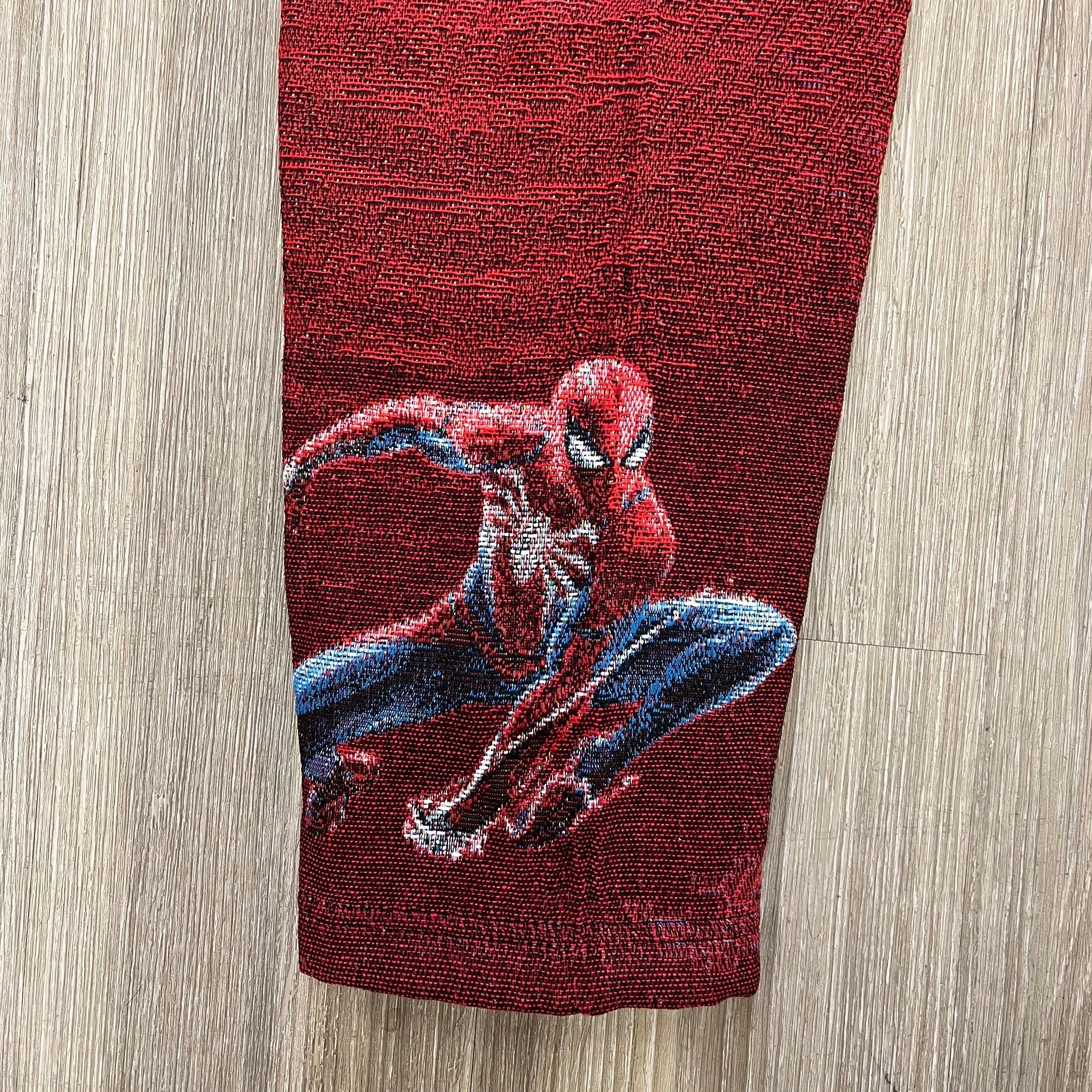 Web-Slinging, Classic Reborn – Spider-Man V2 Red & Blue Woven Hoodie