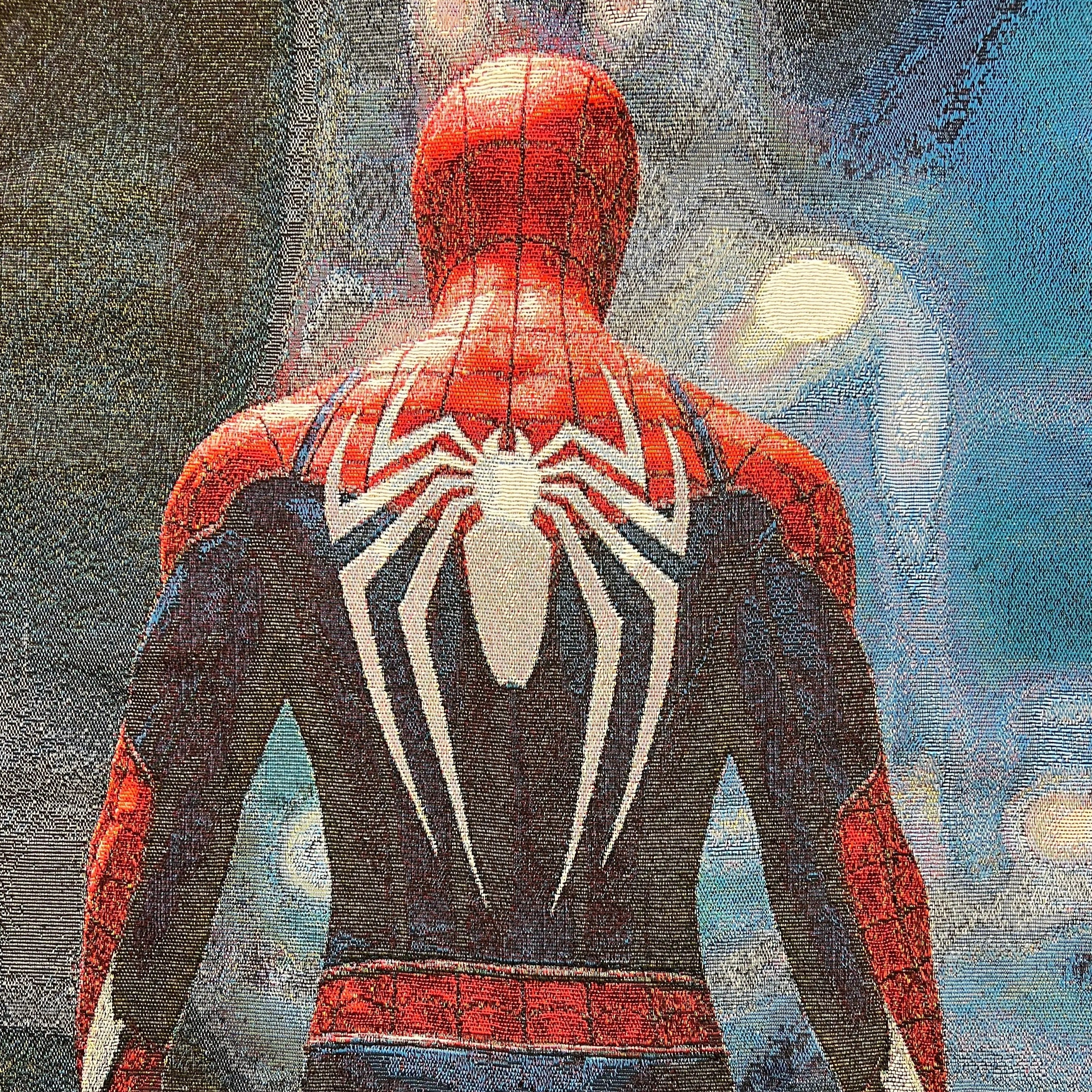 Web-Slinging, Classic Reborn – Spider-Man V2 Red & Blue Woven Hoodie