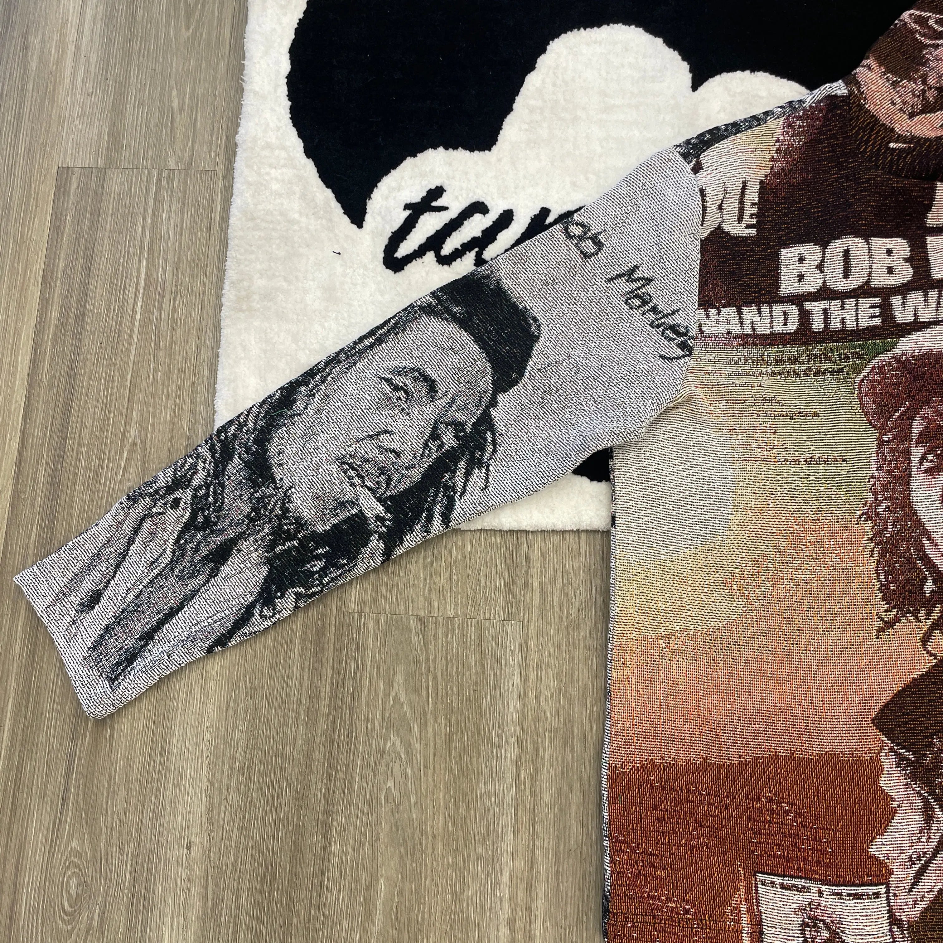 Harmonious Resonance, Fashion Statement – Bob Marley Woven Trendy Hoodie