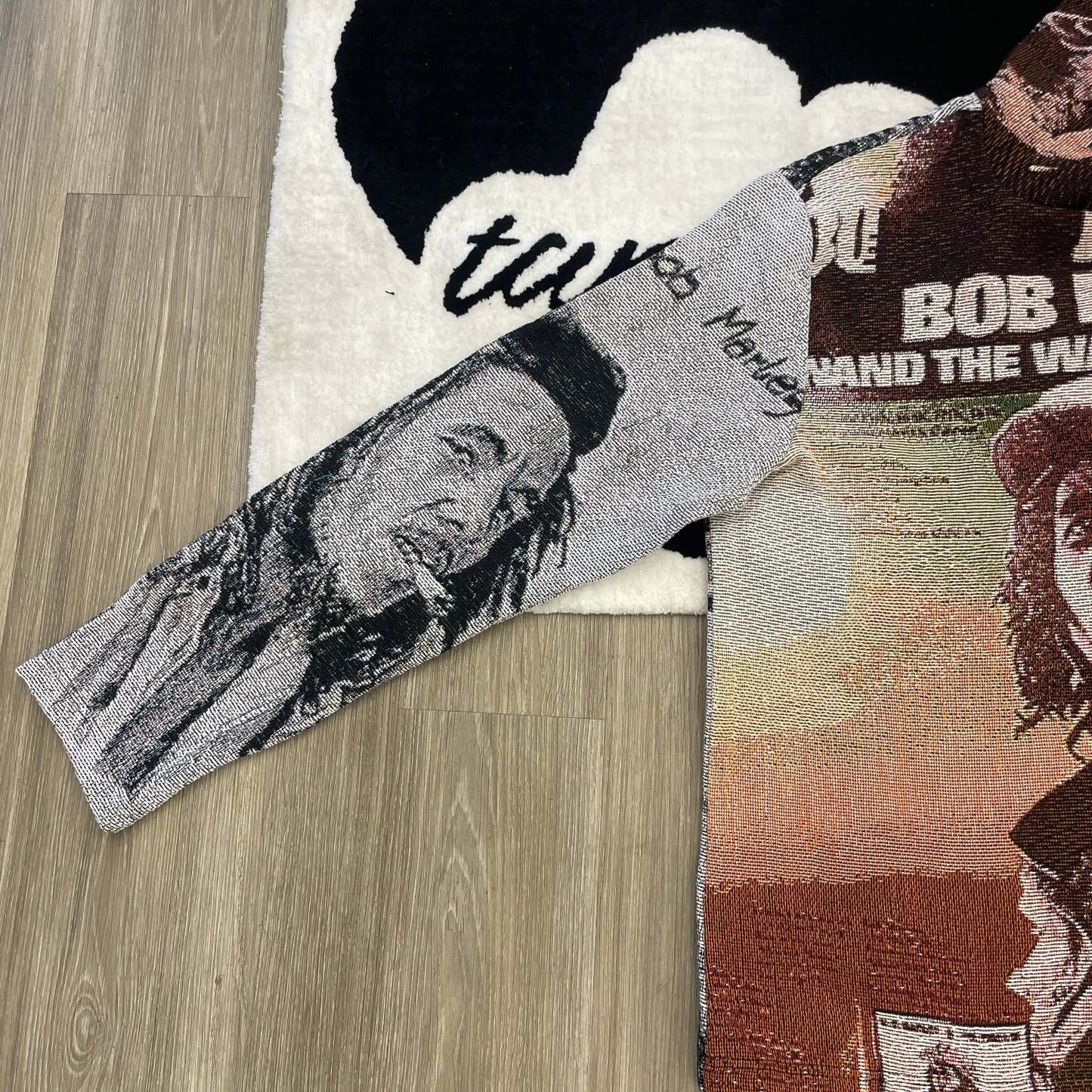 Harmonious Resonance, Fashion Statement – Bob Marley Woven Trendy Hoodie