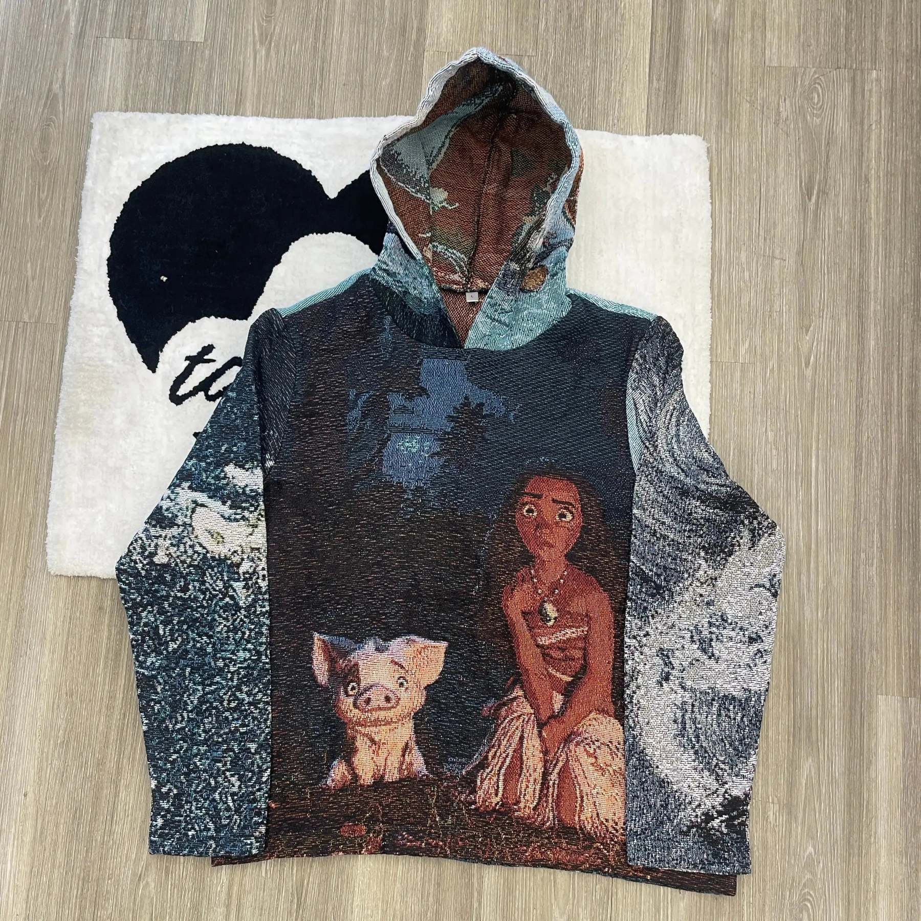 Voyager Spirit, Trendy Interpretation – Moana Themed Woven Hoodie