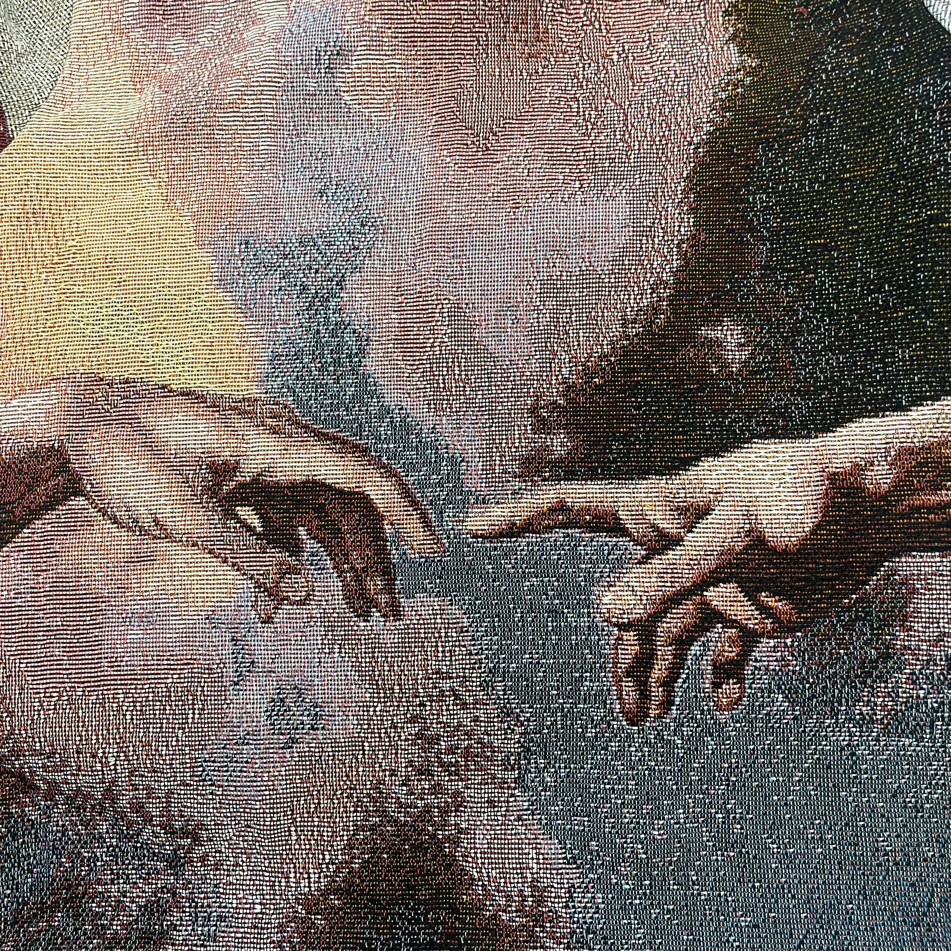 Masterpiece on Wear, Time-Traveling Art – Michelangelo's Sistine Chapel Woven Hoodie