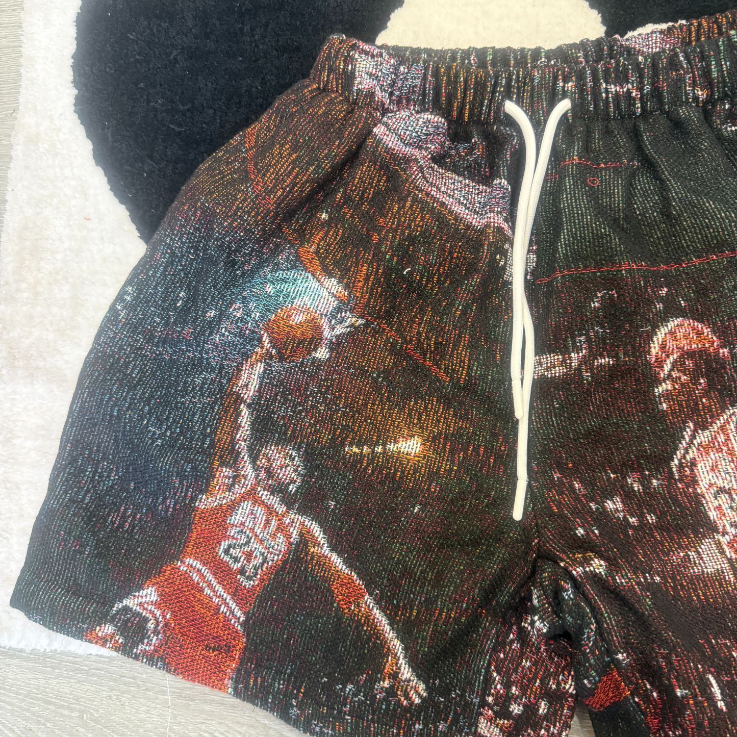 Channel the GOAT! Grab tapestryifeel's exclusive Michael Jordan shorts. Dominate the court & street in style. Comfortable, iconic, and a must-have for fans!