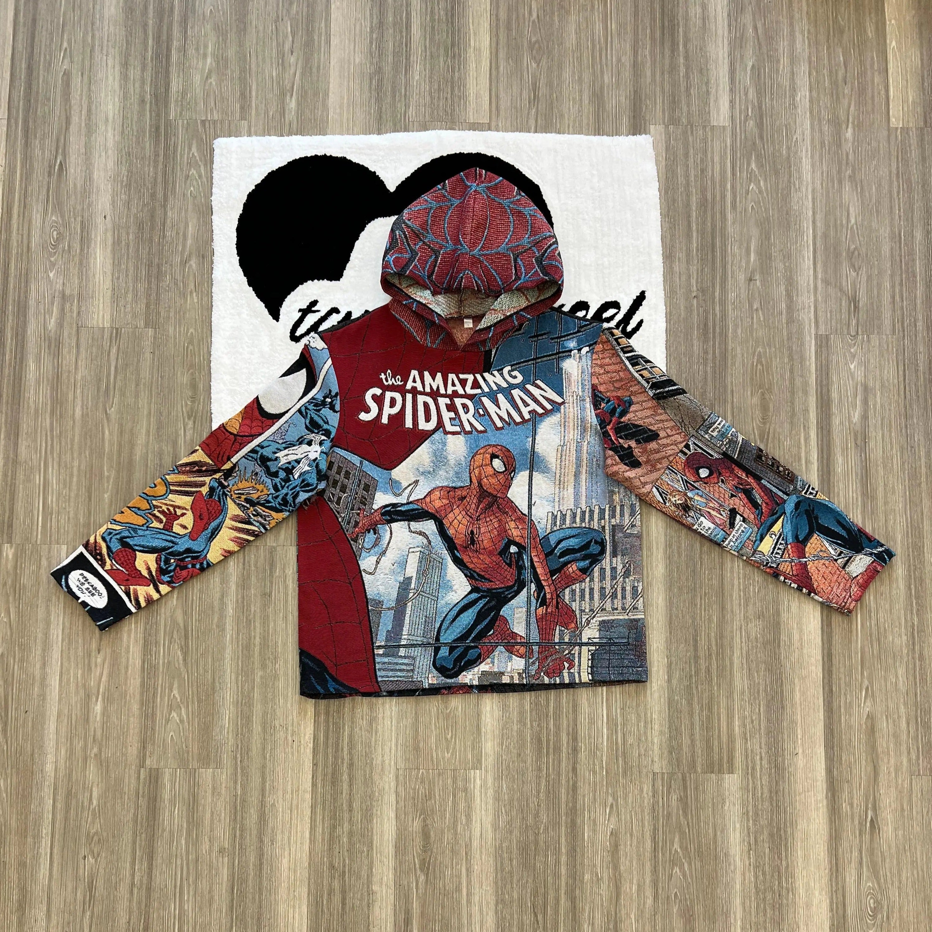 Web-Slinging Wonders, Amazing Return – The Amazing Spider-Man Woven Hoodie