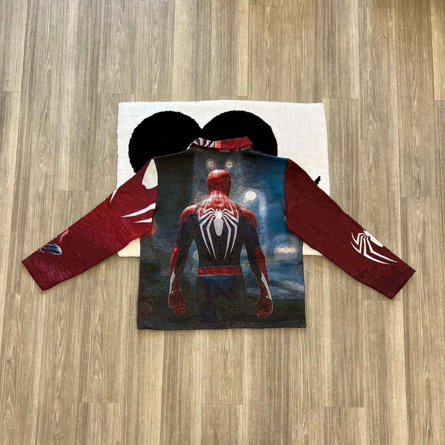Web-Slinging, Classic Reborn – Spider-Man V2 Red & Blue Woven Jacket