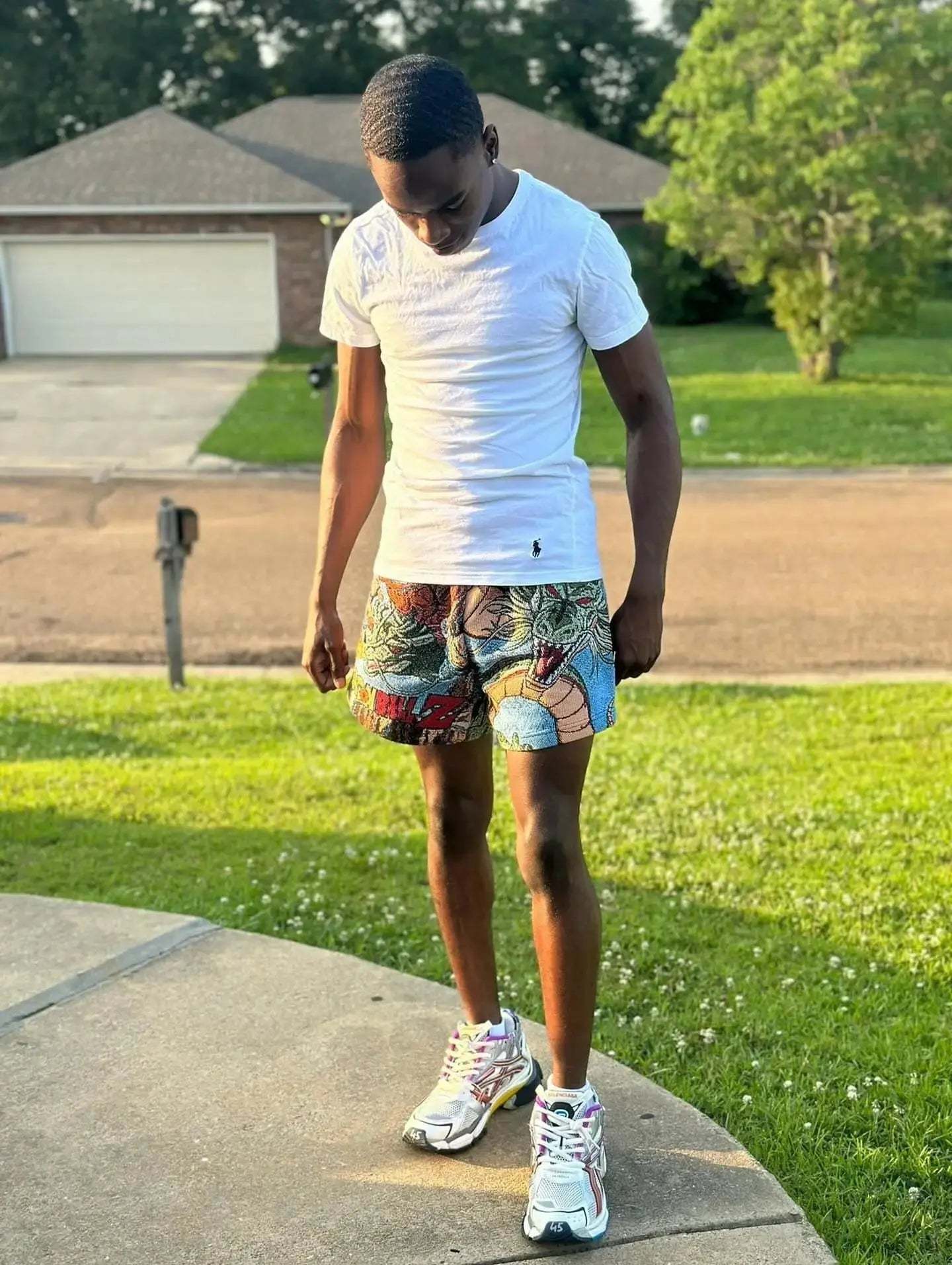 Go Super Saiyan! Grab tapestryifeel's exclusive Dragon Ball Z shorts. Feel the power of Goku and Vegeta with every step. Must-have for anime fans!