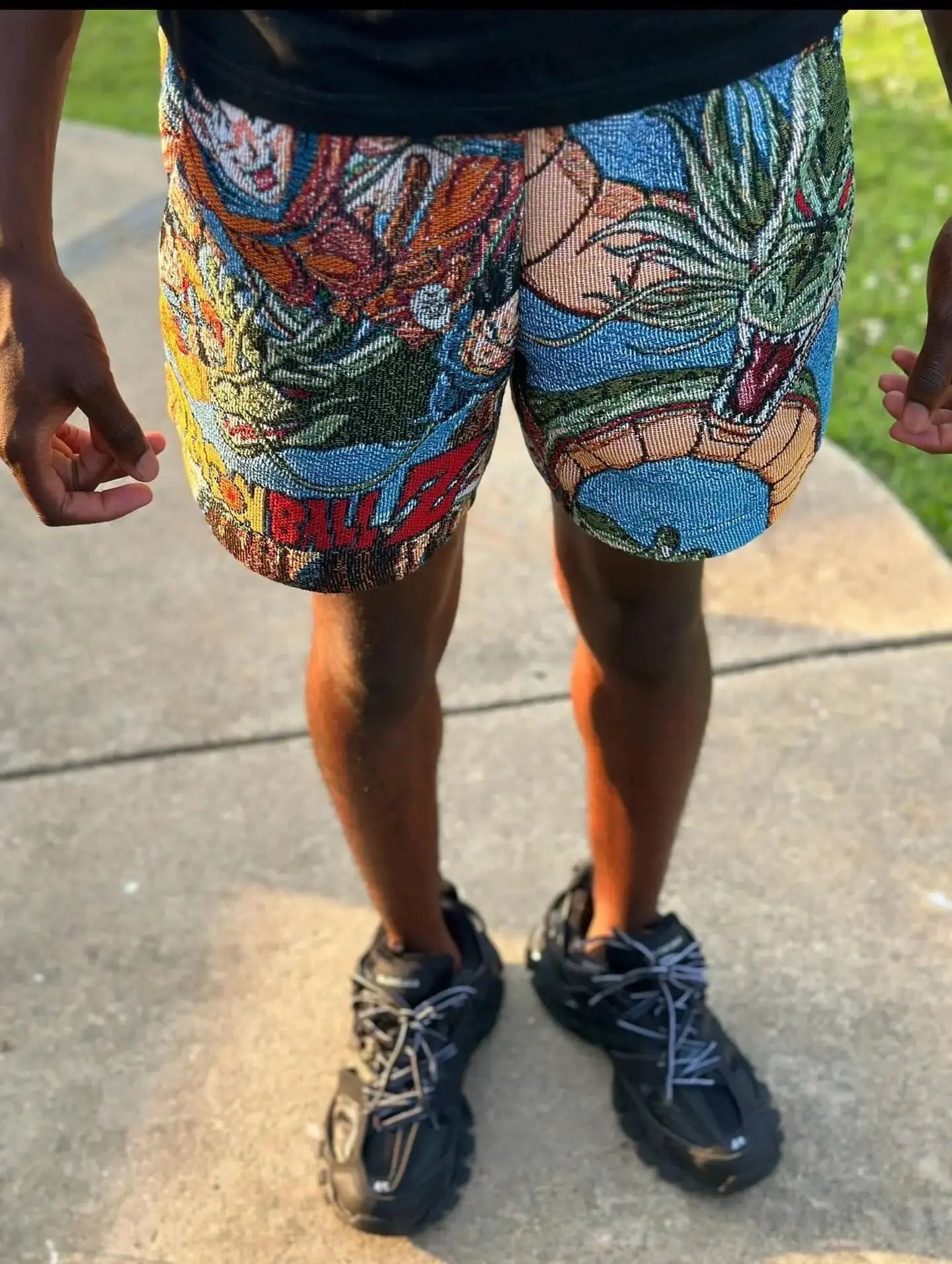 Go Super Saiyan! Grab tapestryifeel's exclusive Dragon Ball Z shorts. Feel the power of Goku and Vegeta with every step. Must-have for anime fans!
