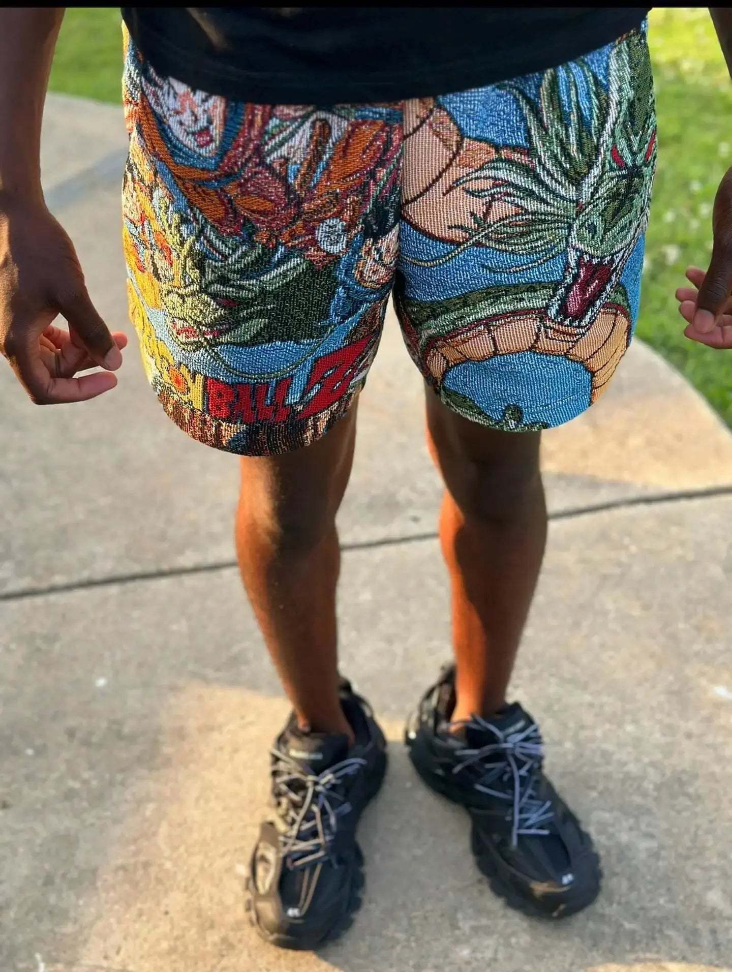 Go Super Saiyan! Grab tapestryifeel's exclusive Dragon Ball Z shorts. Feel the power of Goku and Vegeta with every step. Must-have for anime fans!