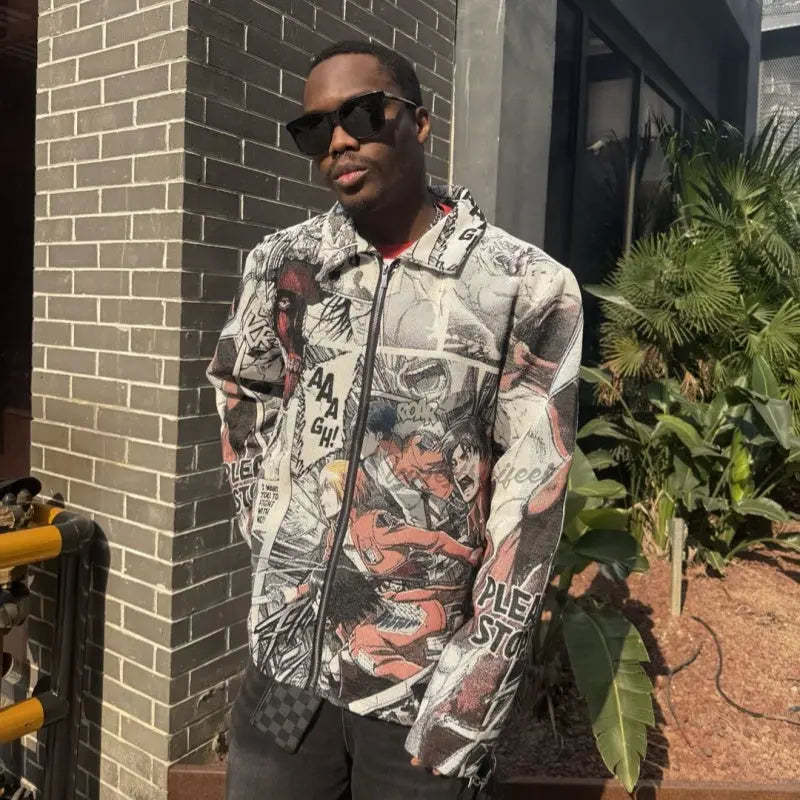 Dedicate Your Heart, No Regrets – Attack on Titan Themed Woven Jacket