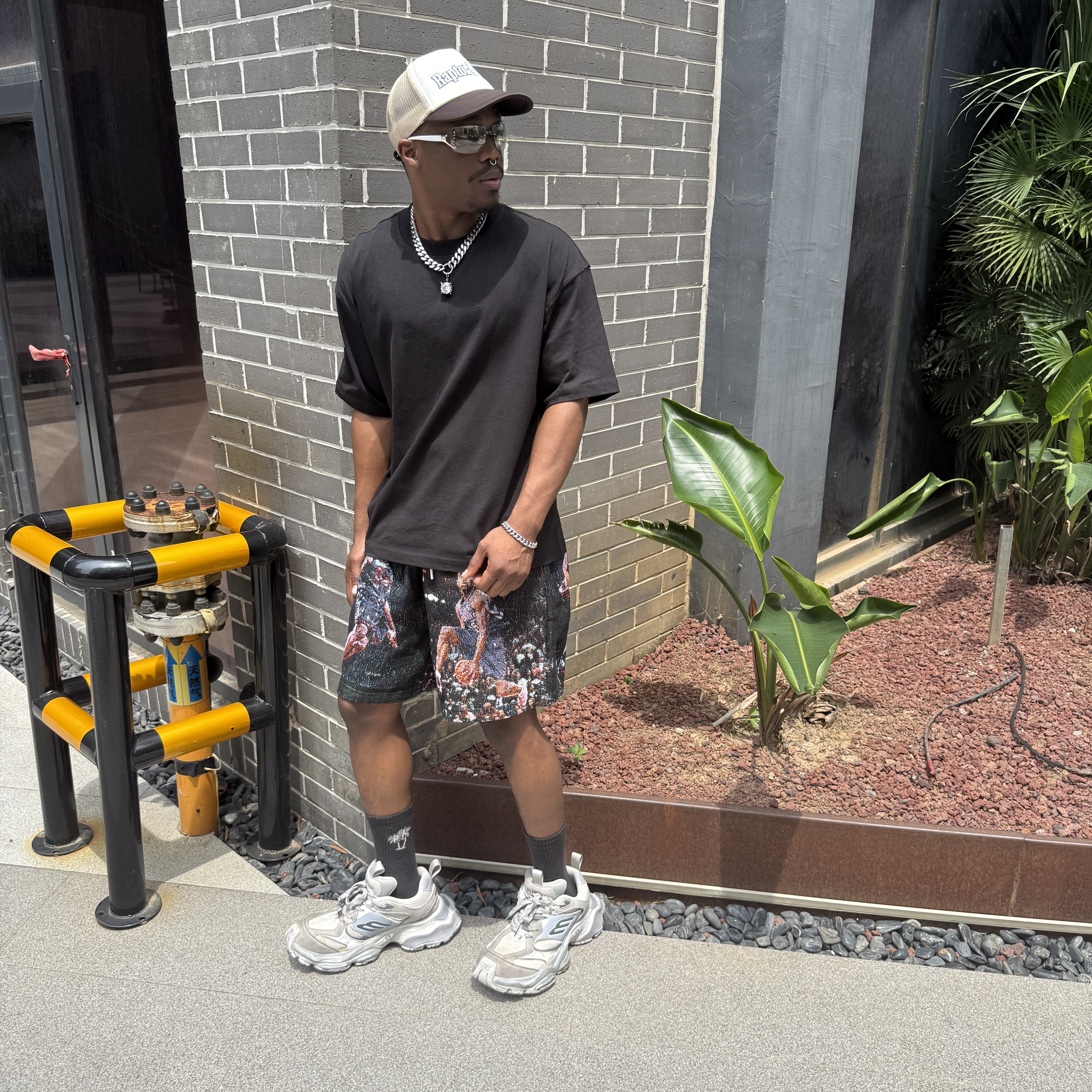 Unleash your inner Vinsanity! Grab tapestryifeel's exclusive Vince Carter shorts. Dominate the court & street in style. Comfortable, iconic, and a must-have for fans! 