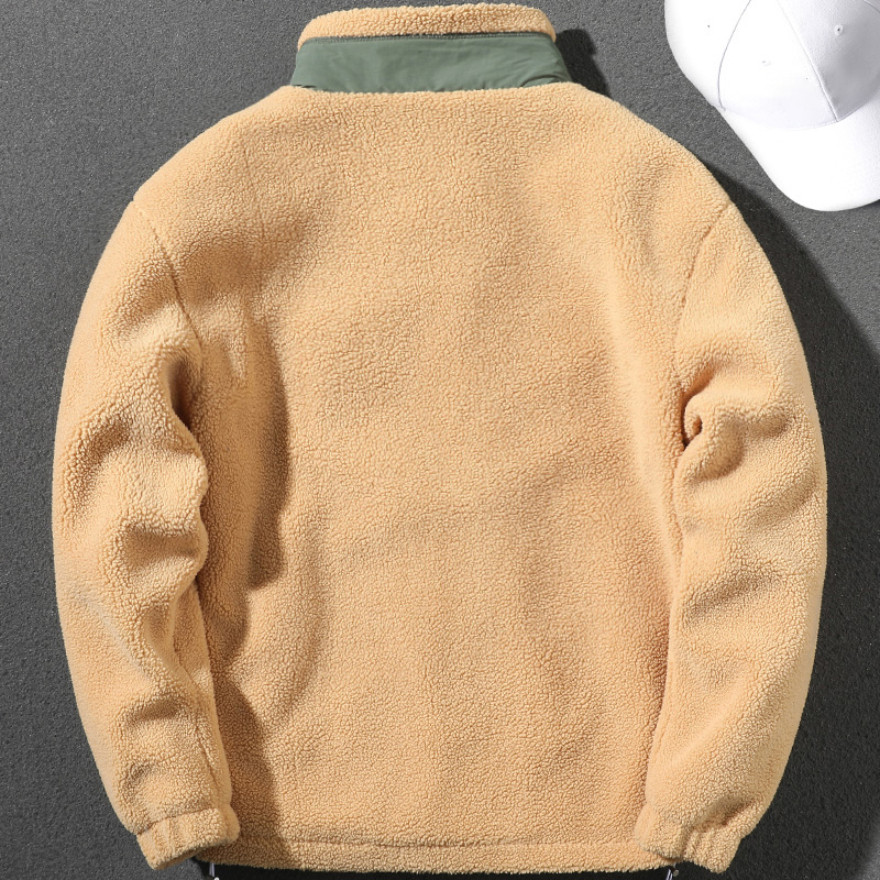 [Copy]Handsome autumn and winter new style detachable hooded denim jacket men's trendy brand Korean version velvet thickened motorcycle jacket men's trendy