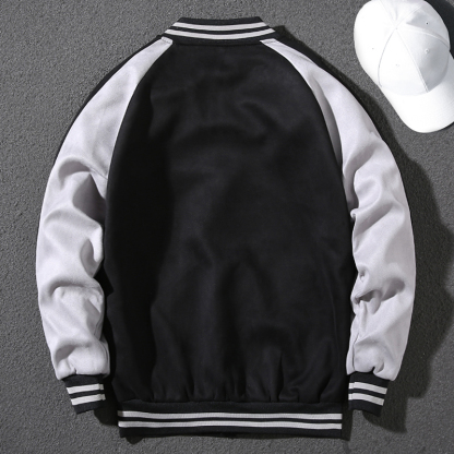 [Copy]Handsome reversible jacket men's autumn and winter trendy hooded slim jacket