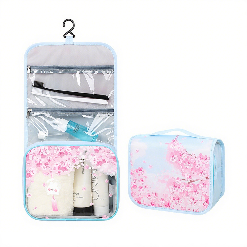 Portable Foldable Hanging Toiletry Bag