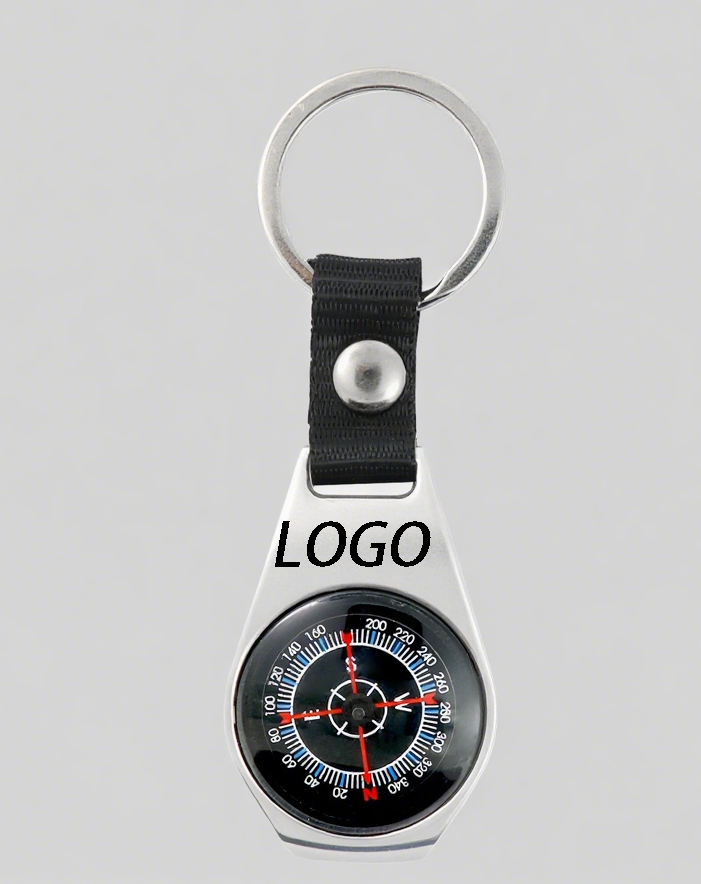 Zinc Alloy Carabiner Compass