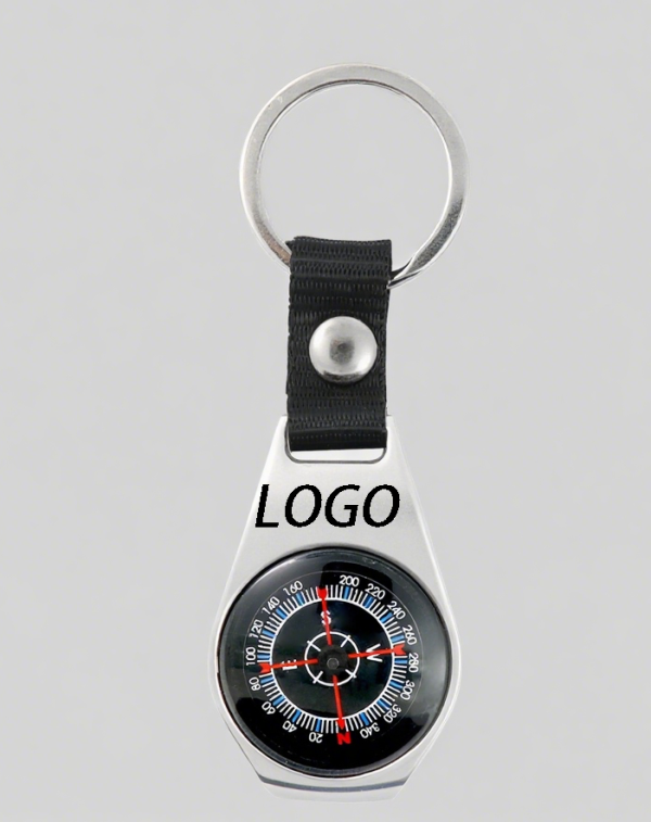 Zinc Alloy Carabiner Compass