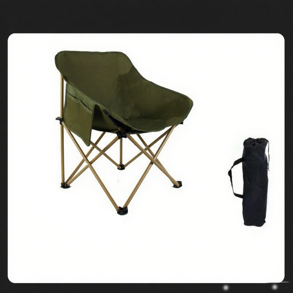 Portable Folding Oxford Moon Chair