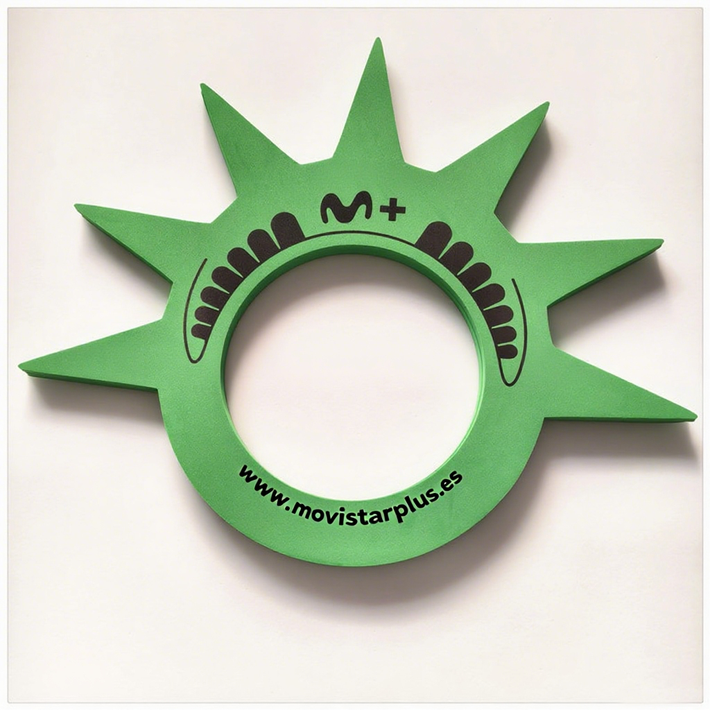 Spiked Foam Sun Visor