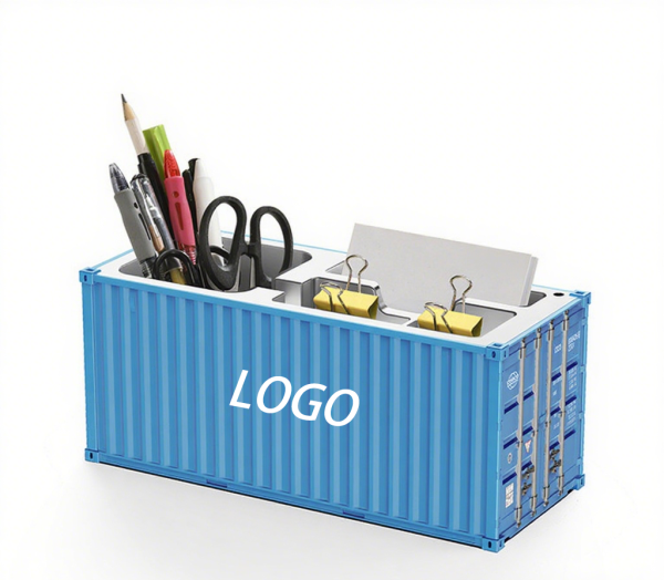Custom Logo Container Model Desk Organizer