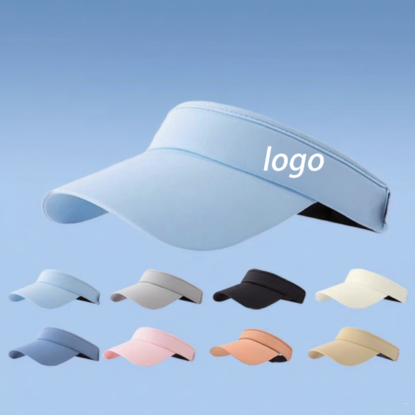 UV Protection Ice Silk Running Visor Hat
