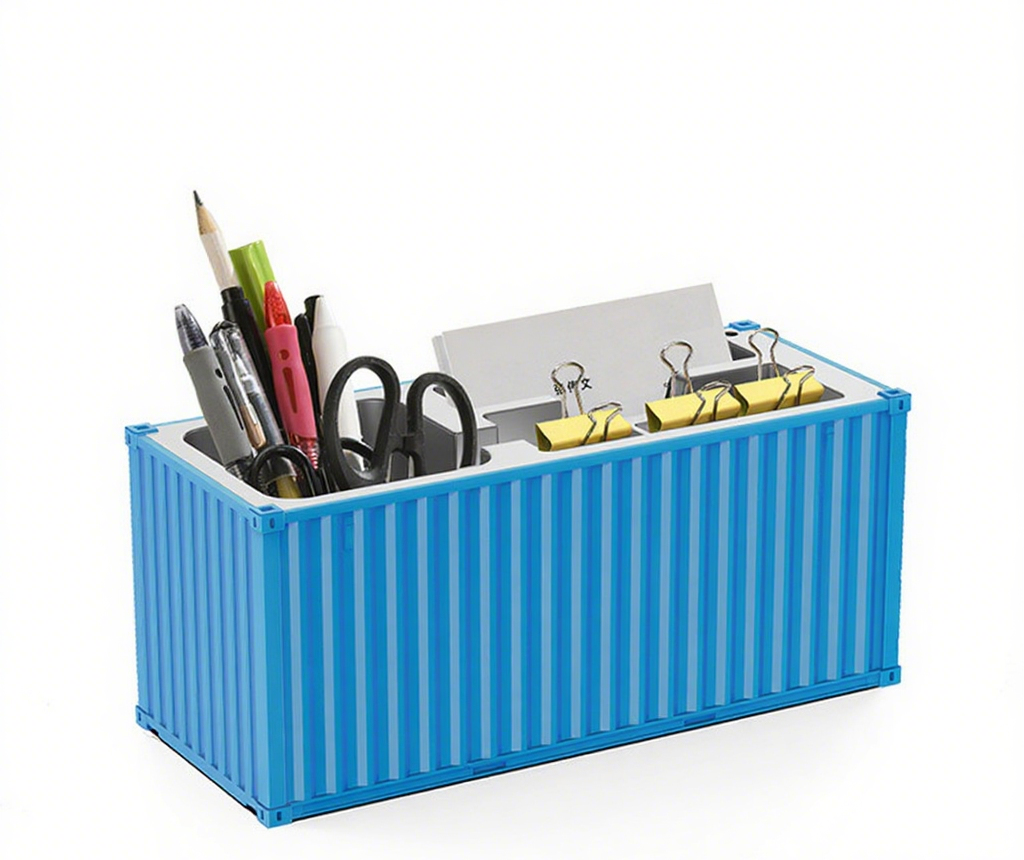 Custom Logo Container Model Desk Organizer