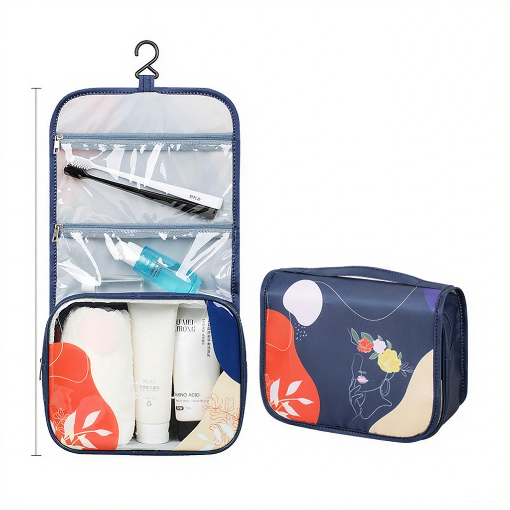 Portable Foldable Hanging Toiletry Bag