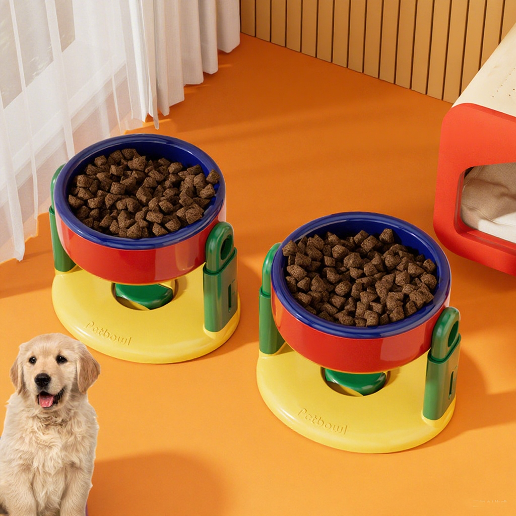 Adjustable Suction Pet Bowl for Cats & Dogs