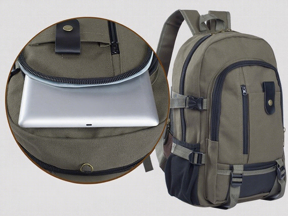 Oxford Laptop Backpack-18.5"x11.8"x 6.6"