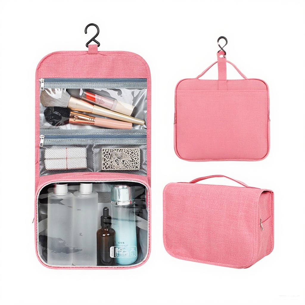Portable Foldable Hanging Toiletry Bag