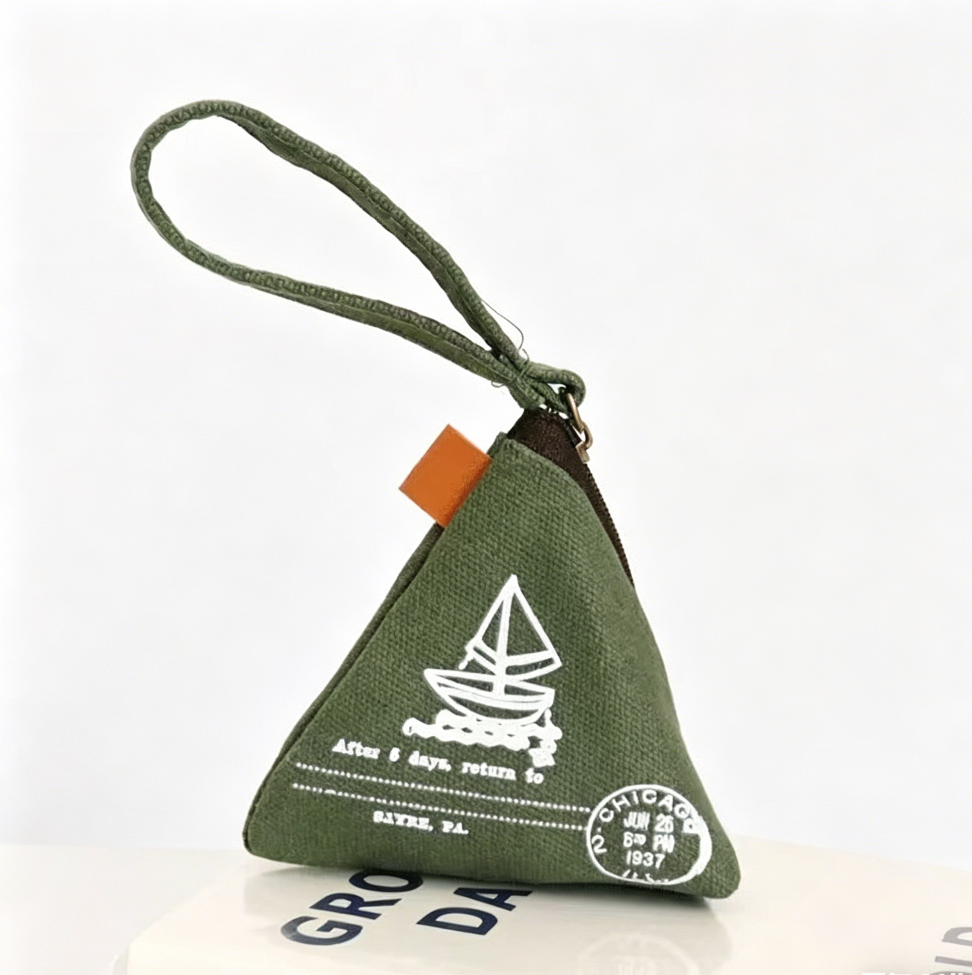 Triangle Canvas Coin Purse