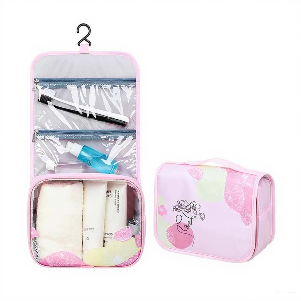 Portable Foldable Hanging Toiletry Bag