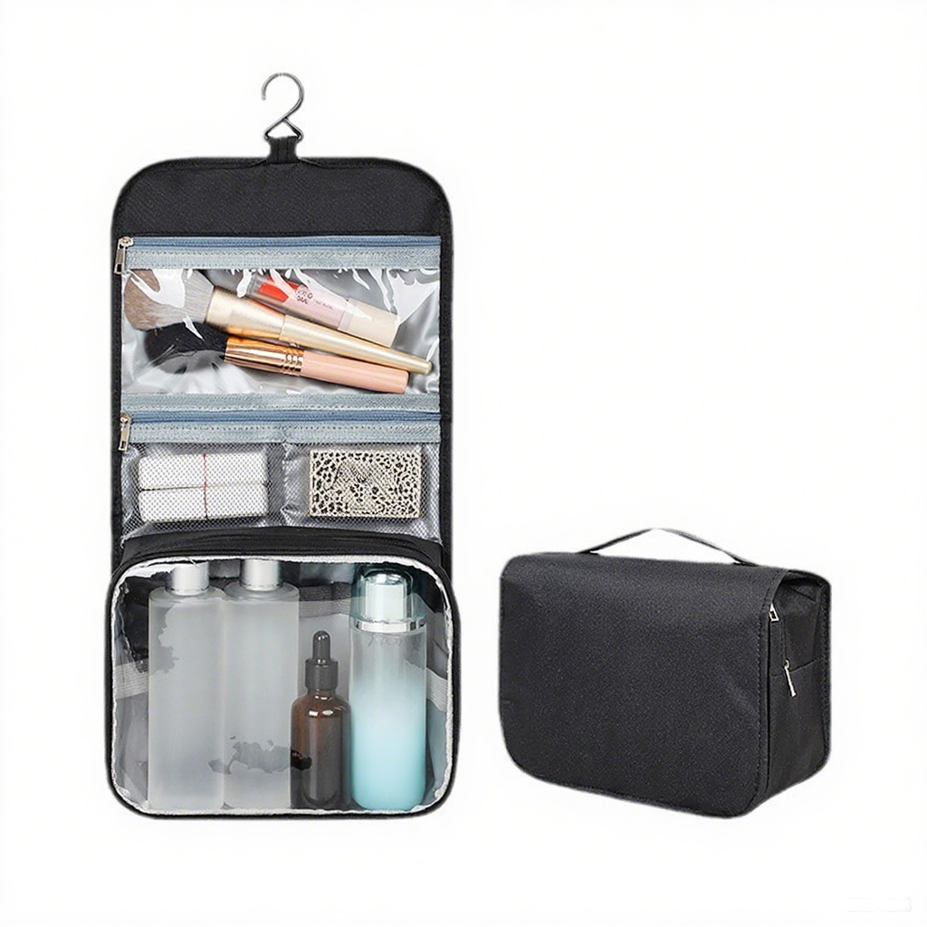 Portable Foldable Hanging Toiletry Bag