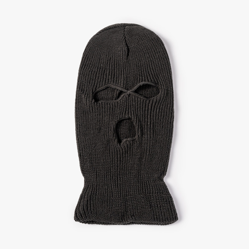 Acrylic 3-Hole Ski Mask Beanie
