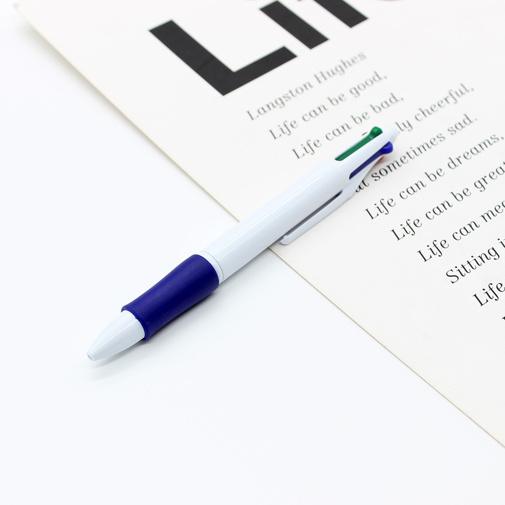 4-Color Plastic Click Ballpoint Pen