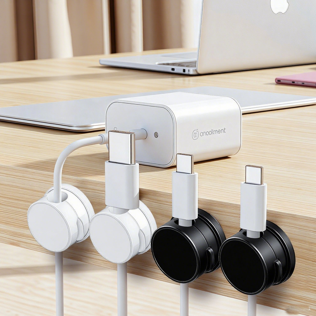 360° Rotating Magnetic Cable Organizer