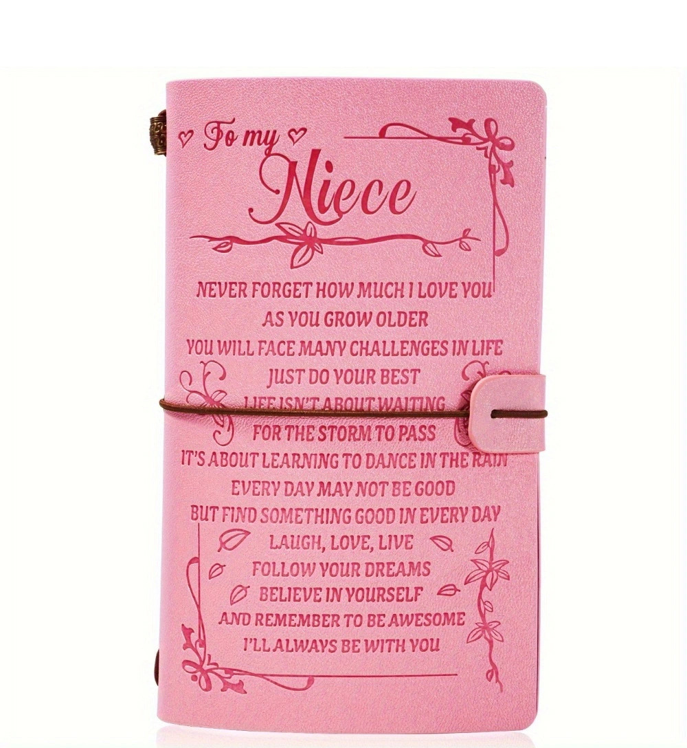 Pink Notebook with Card Slot