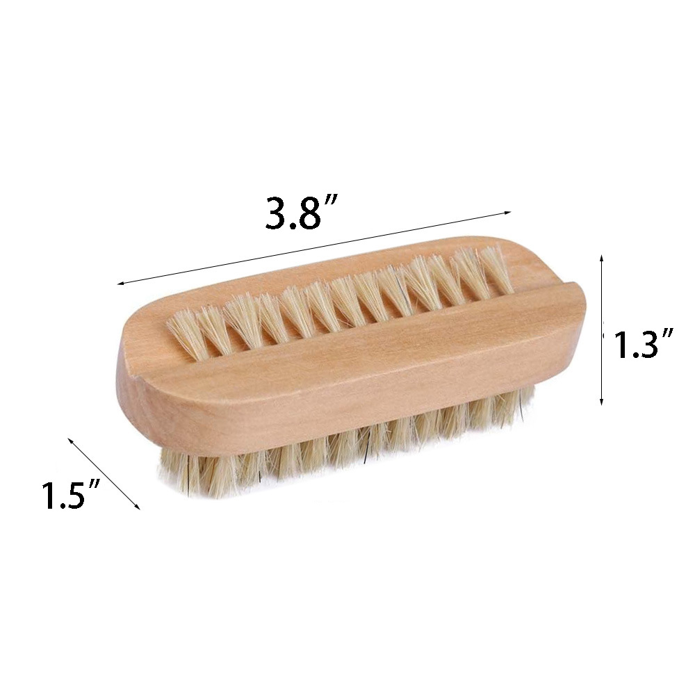Dual-Sided Beech Wood Bath Brush
