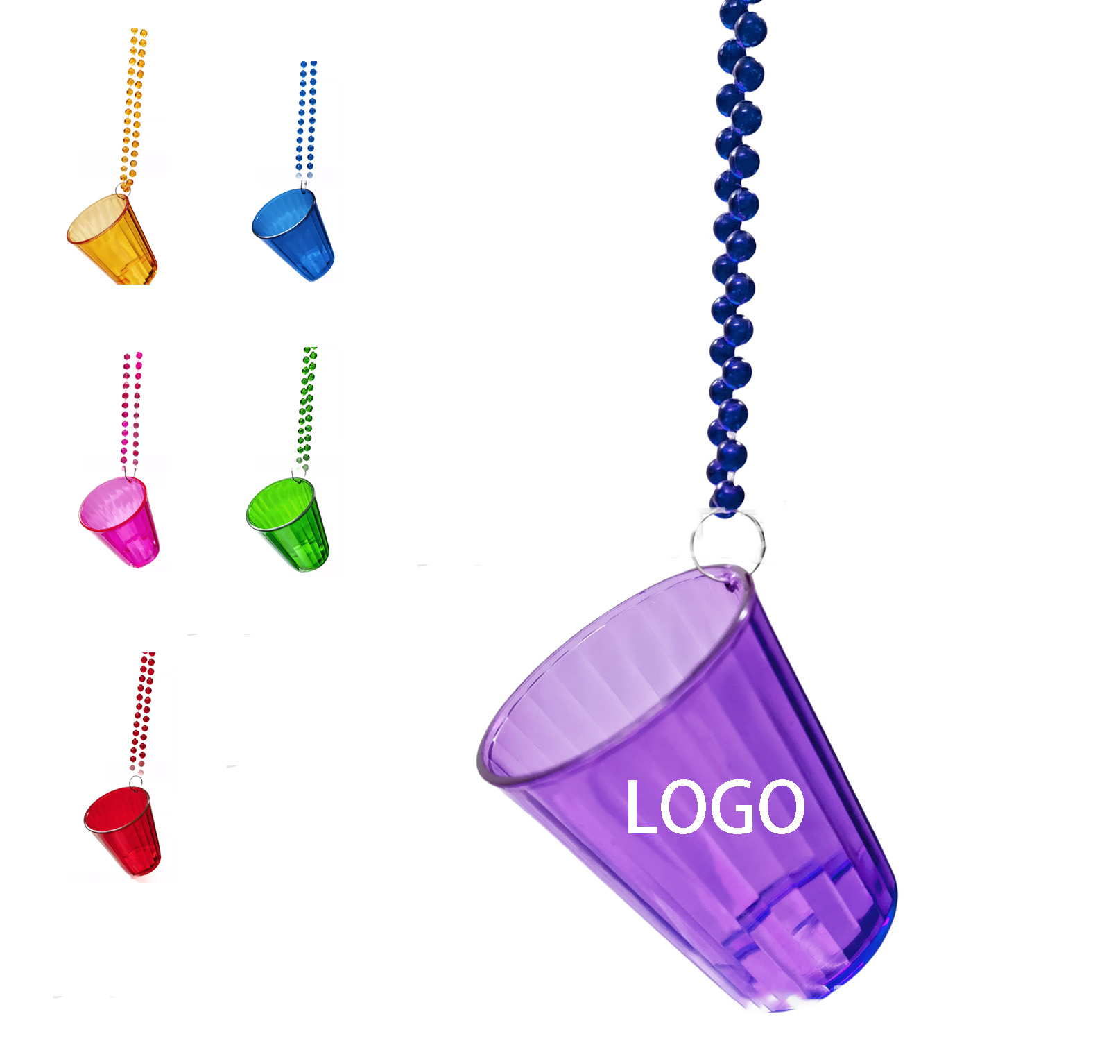 Food-Grade Shot Cup Necklace