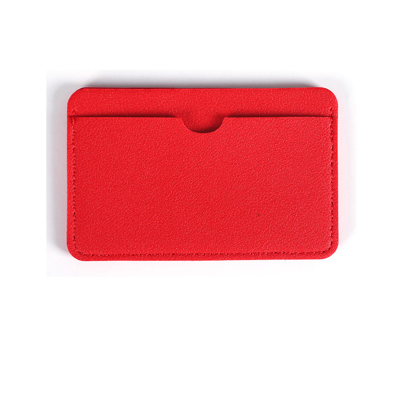 PU Leather 3-Card Wallet