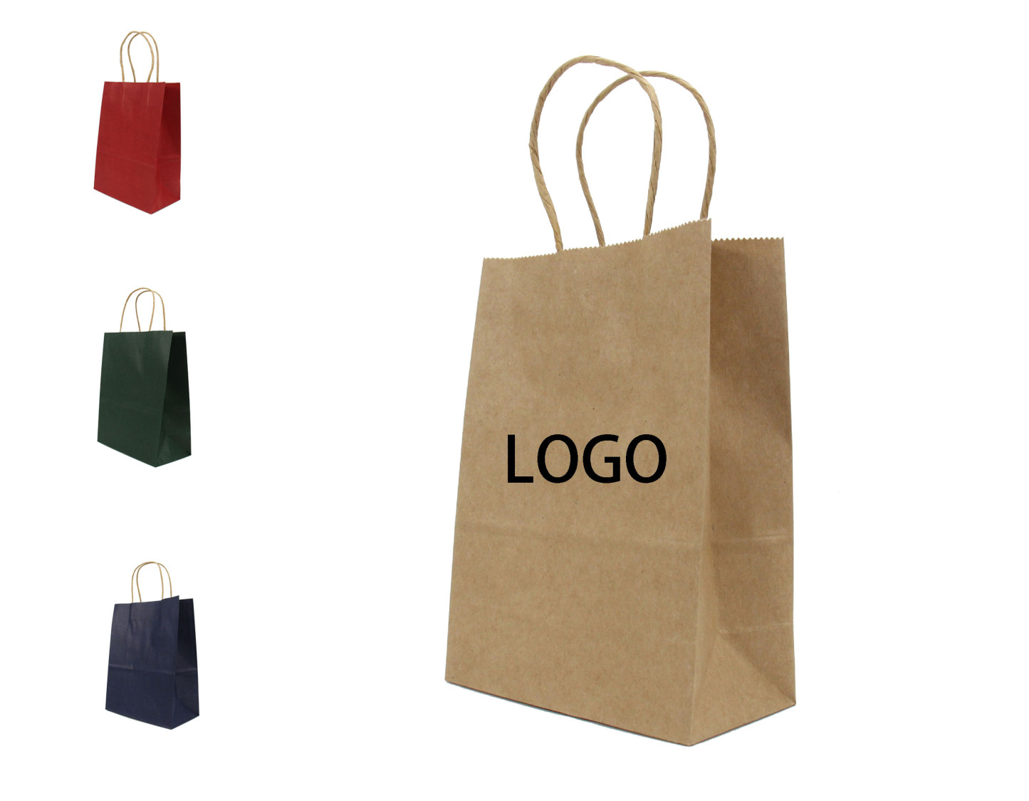 Kraft Paper Takeout Tote