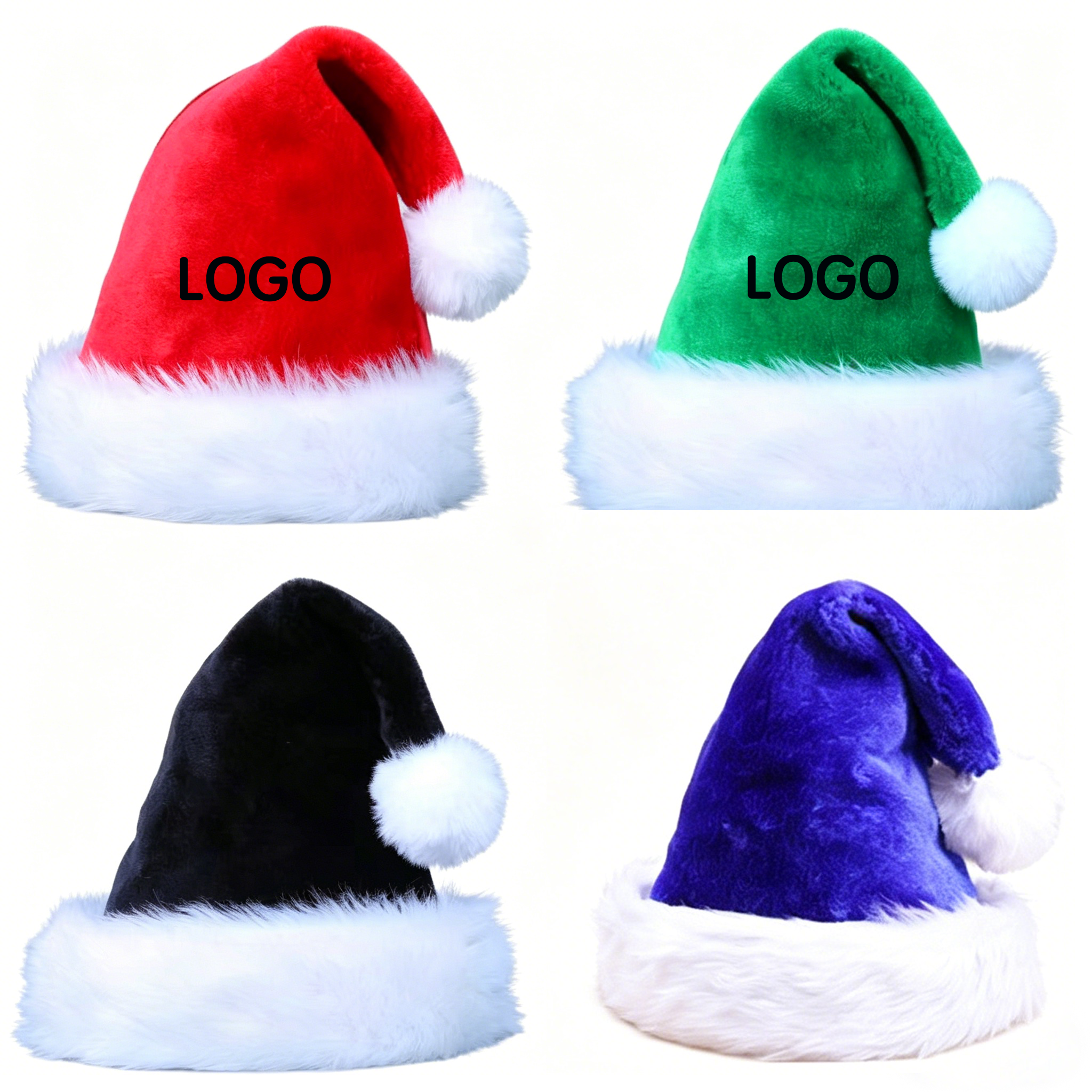 Plush Santa Hat