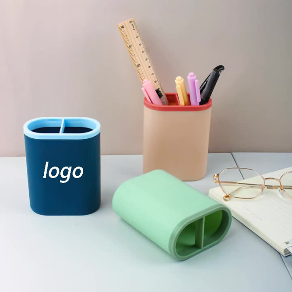 Plastic Desk Pen Holder