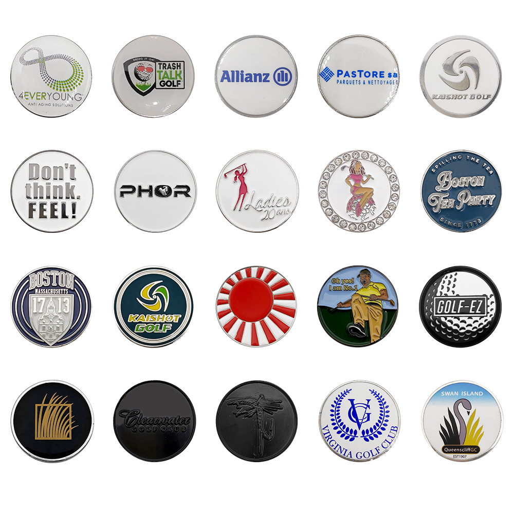 25mm Custom Metal Golf Ball Marker